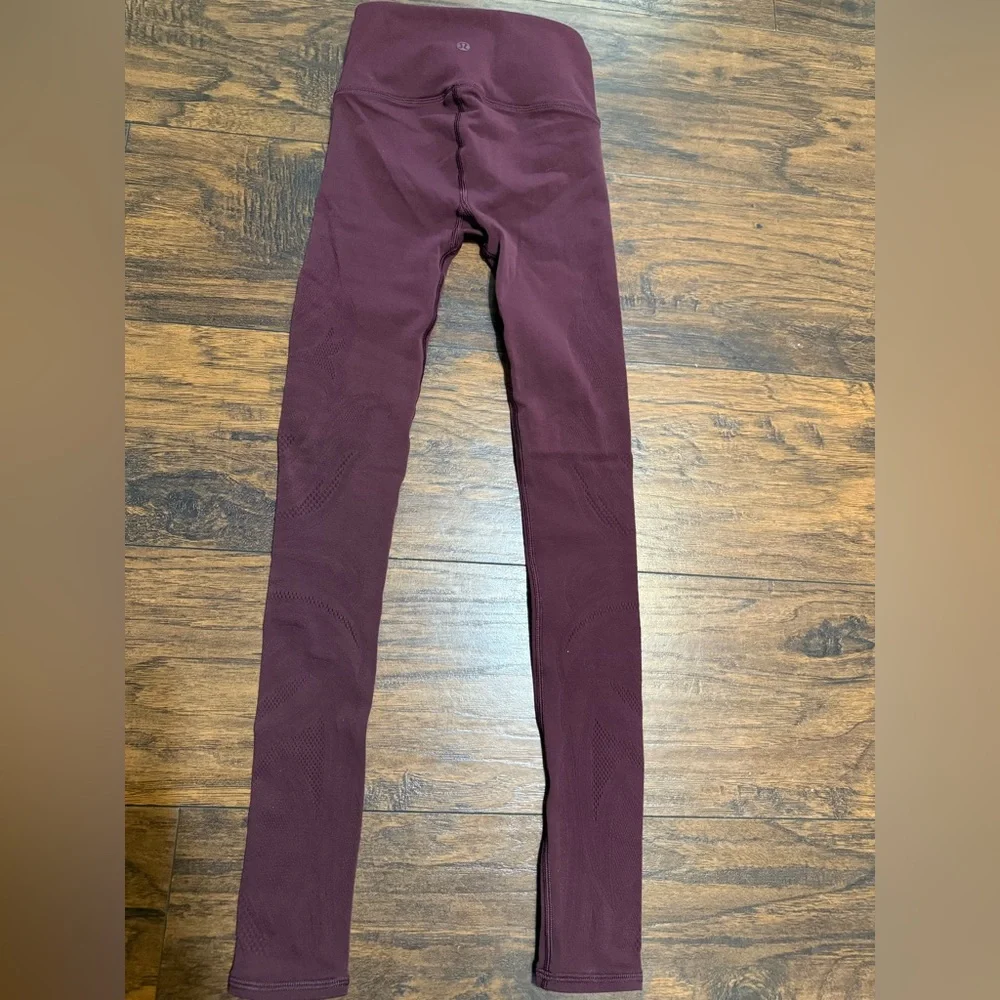 Lululemon Athletica Deep Wine Leggings